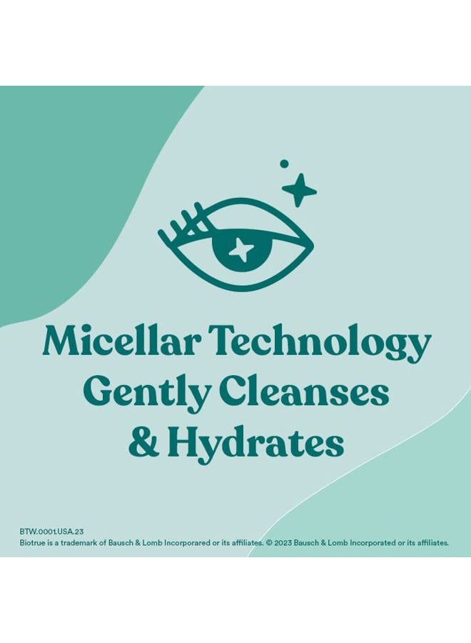 Biotrue ® Micellar Eyelid Cleansing Wipes 30 ct - Image 3