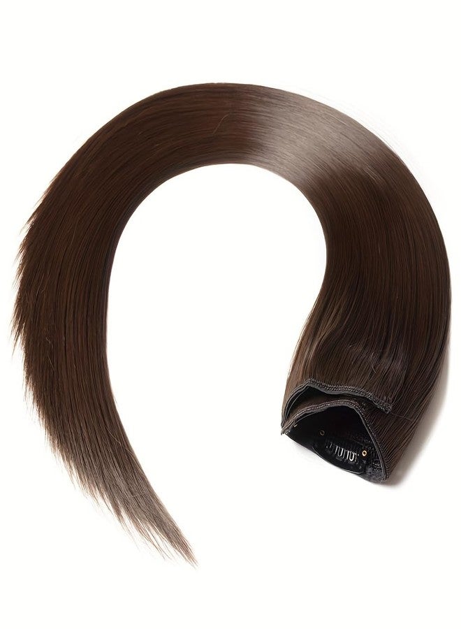 Chanderkash 1PC 24" Clip-in Straight Hair Extensions - Natural Black Synthetic Wig for Instant Volume & Length - Image 1