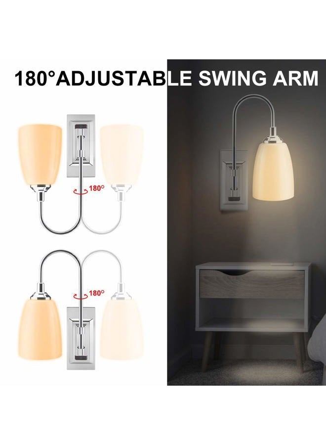 HONWELL Wall Lamp Battery Operated LED Wall Sconces Indoor Cordless Multi Color Wall Sconce Light Fixture for Room Lighting, Stick Lights for Kitchen Hallway Bathroom, 12 Colors, Remote Controlled - Image 5