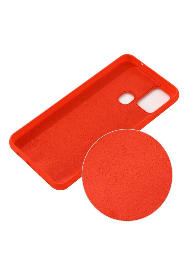 S-TOP Case For Samsung Galaxy M51 Solid Color Liquid Silicone Shockproof Full Coverage Protective Case - Image 3
