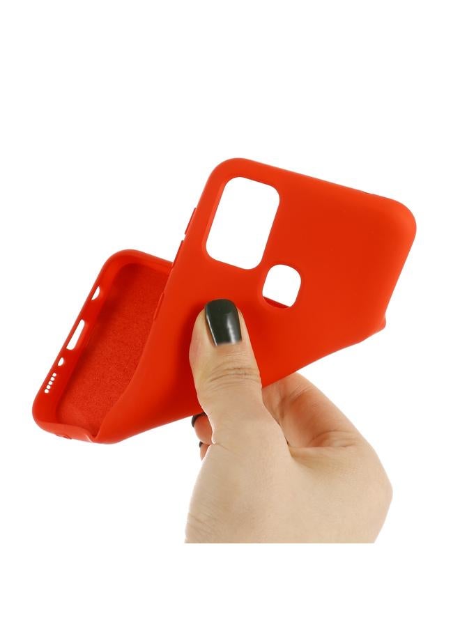 S-TOP Case For Samsung Galaxy M51 Solid Color Liquid Silicone Shockproof Full Coverage Protective Case - Image 4