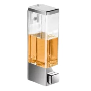 Aimko ABS Wall-Mounted 300ml Liquid Dispenser Versatile Soap, Shampoo, Lotion, Conditioner Dispenser Durable Design for Home & Easy Refill & Installation(1PCS)