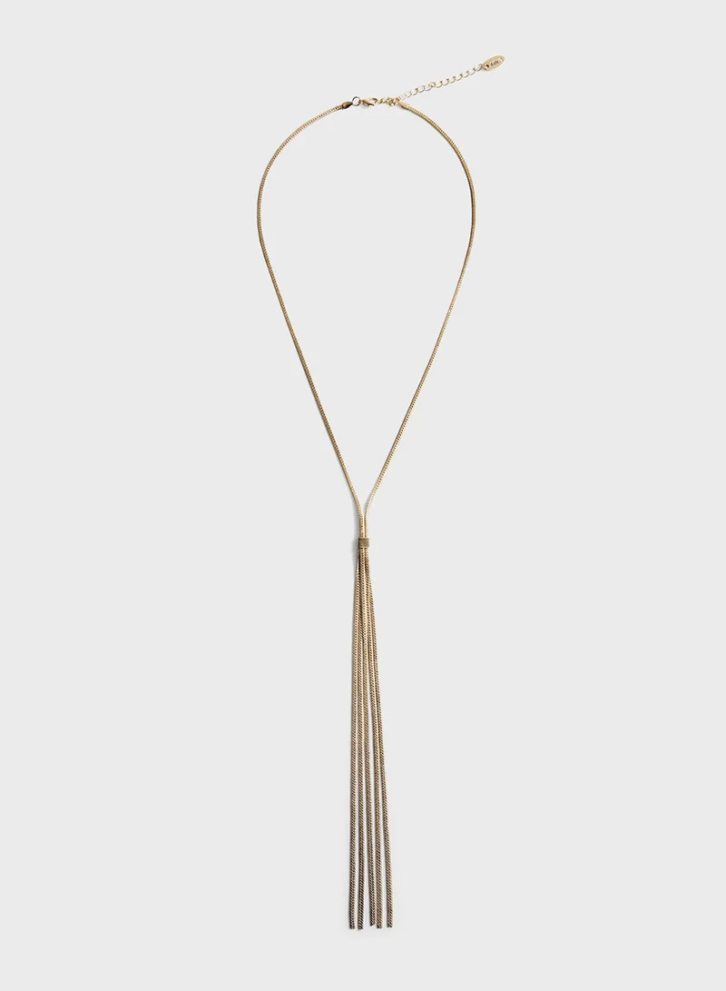 MANGO Long Chain Necklace