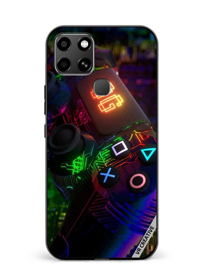 VR CREATIVE Protective Case Cover For Infinix Smart 6 Gaming Design Multicolour - Image 1