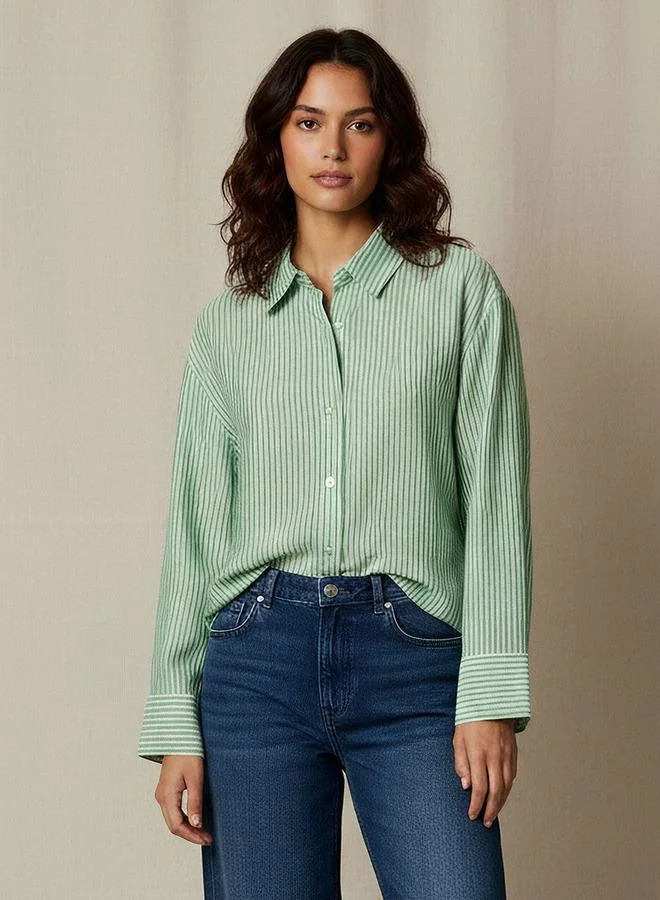 Splash FAV Shirt with Stripes and Long Sleeves