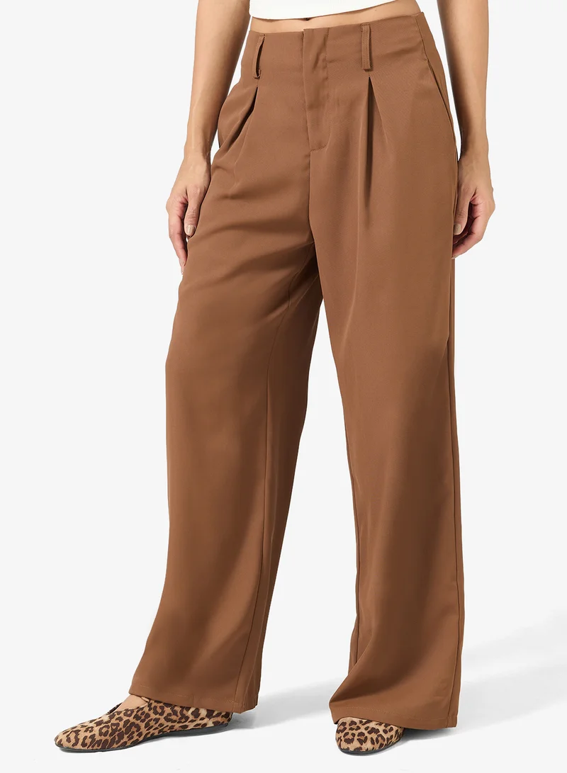 Tailored Straight Fit Pants