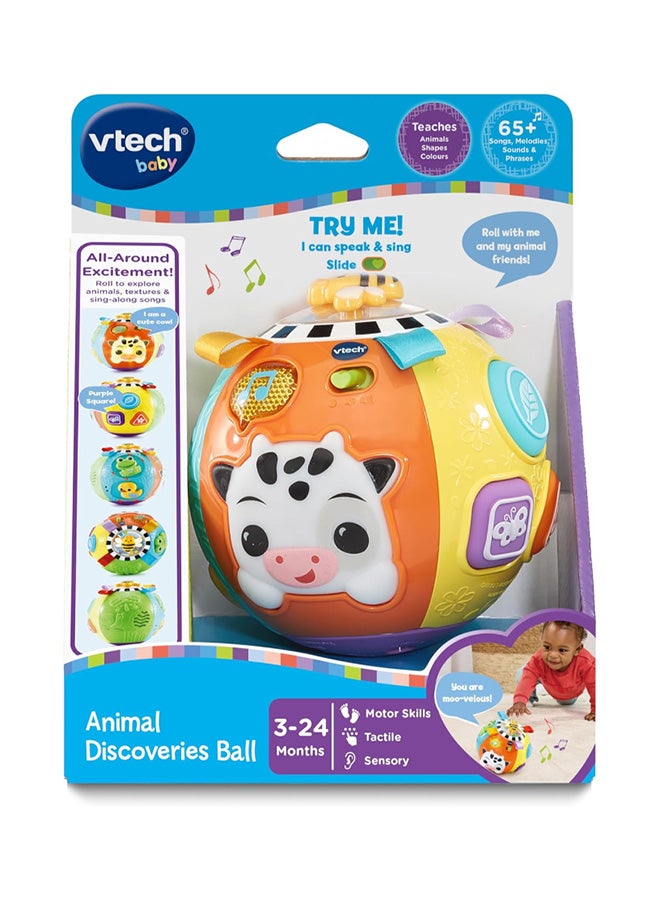 VTech Baby Animal Discoveries Ball Interactive Musical Ball - Image 1