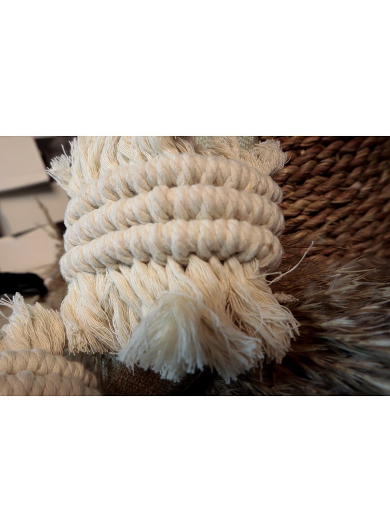 انتيكيانو سليبر مكرمي – تصميم بوهيمي يدوي من القطن – المقاسات 37، 38، 39، 40 - Image 4