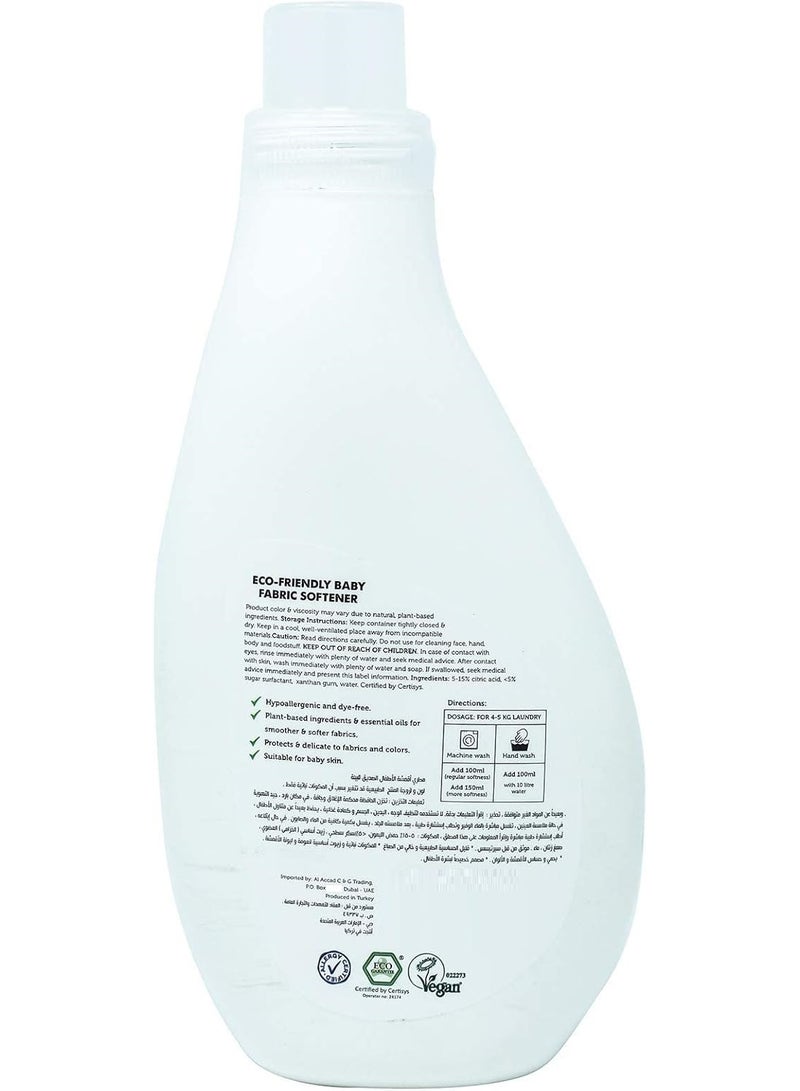 Organic Larder Baby Fabric Softener 1L Vegan - Image 2
