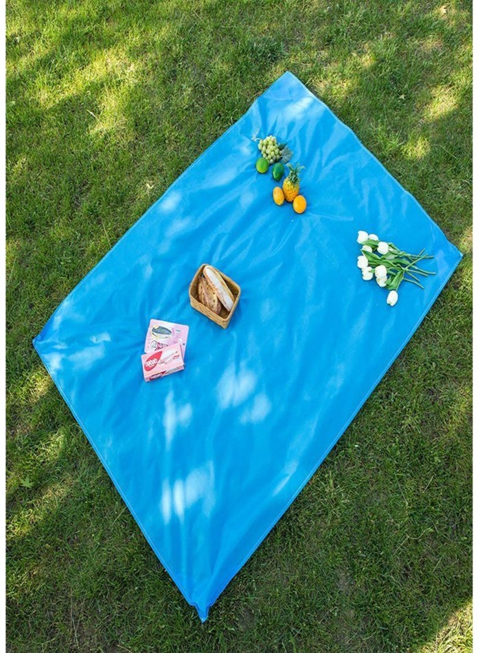 Sand free beach mat 200 × 210cm quick drying tear resistant nylon compact outdoor blanket travel camping hiking best proof picnic - Image 2