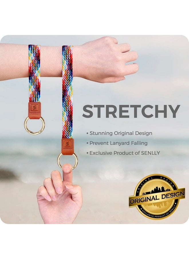 SENLLY - Wristlet Lanyard, Stretchy Keychain Holder, Original Elastic Anti-Drop Design - Image 1