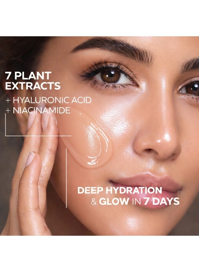 Roze 7 Day Glow Serum | Plumper, Bouncier Clear skin Powered by Plant Extracts | 40ml - Image 3