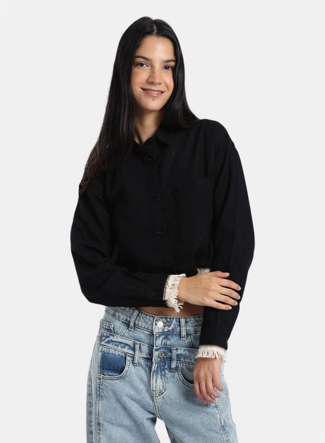 Carina Shirt with White Fringes - Image 2