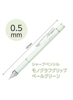 Tombow Mechanical Pencil, 0.5Mm, Mono Monograph Grip (Soft Fit Grip For Anti-Fatigue), Pale Green Dpa-152F  - Image 2