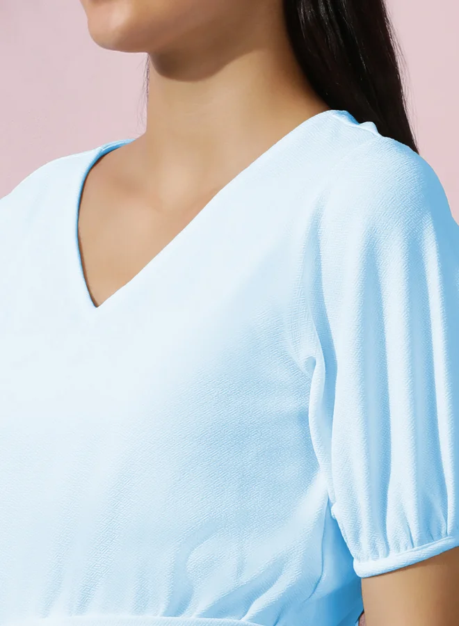 Kotty Belted Poplin Dress