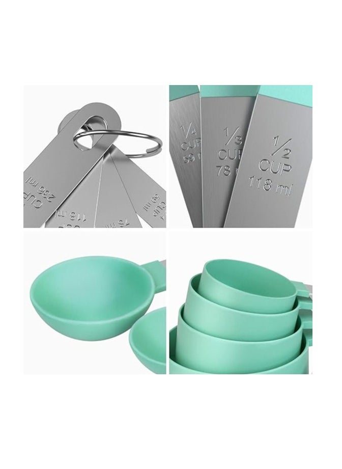 Spaceshoop Measuring Cups and Spoons Set, 8 Piece, with Stainless Steel Handles  - Image 3