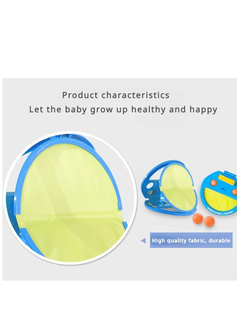 6PCToss and Catch Game Set, 2 catches rackets and 4 balls，Indoor Ball Catch Toy For Kids, Funny Grip Throwing Game Toy, Interactive Children Ball Catcher Set, Garden Games for Family Party Yard Home  - Image 3