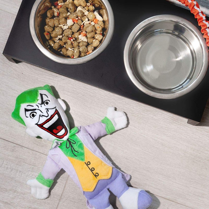 DC Comics Plush Joker Squeaky Dog Chew Toy - Light to Moderate Chewing Dog Toy  13 Inches  by Crowded Coop - Image 5