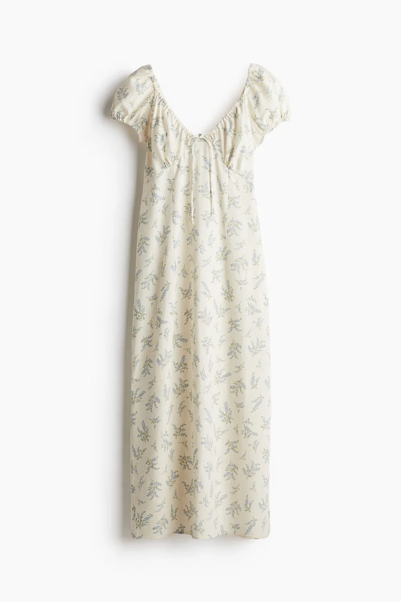 H&M Tie-detail maxi dress