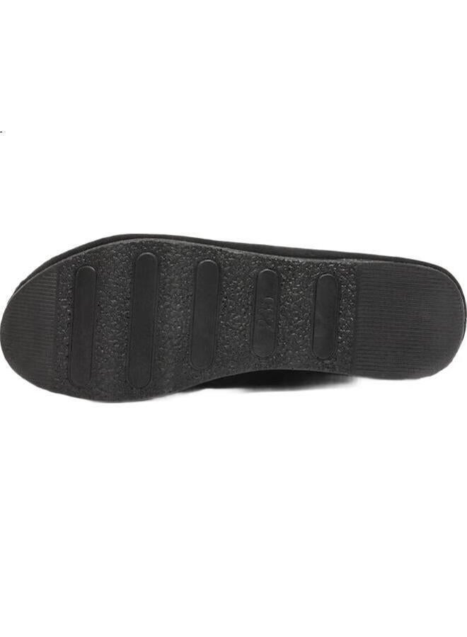 Weizhi Old Beijing Cloth Shoes For Women, Butterfly Bow Flats, Versatile Black Work Shoes, Casual Shoes, Mom Shoes, Wz1020, Size 39 - Image 1