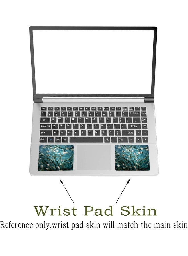 Home Trove ToLuLu Laptop Skin Sticker Decal, 12" 13" 13.3" 14" 15" 15.4" 15.6 inch Vinyl Cover Art Protector Notebook PC (Free 2 Wrist Pad Included), Decorative Waterproof Removable, Van Gogh Painting - Image 4
