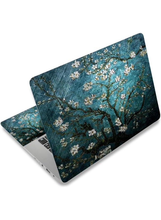 Home Trove ToLuLu Laptop Skin Sticker Decal, 12" 13" 13.3" 14" 15" 15.4" 15.6 inch Vinyl Cover Art Protector Notebook PC (Free 2 Wrist Pad Included), Decorative Waterproof Removable, Van Gogh Painting - Image 1