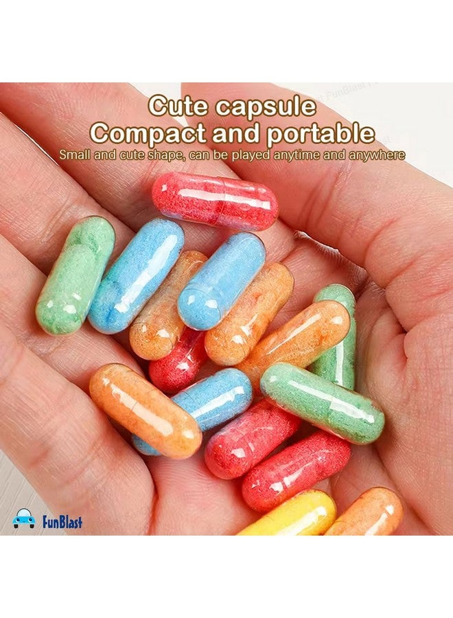 فنبلاست ألعاب كبسولات سحرية للحيوانات من فن بلاست، مصنوعة من رغوة ناعمة لنمو الحيوانات - ٥ عبوات بأشكال مختلفة (متعددة الألوان) - Image 5