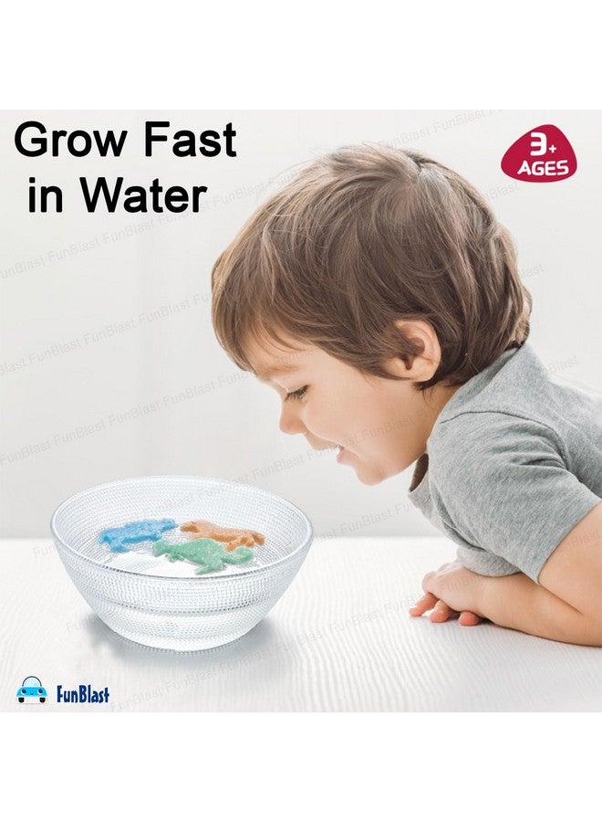 فنبلاست ألعاب كبسولات سحرية للحيوانات من فن بلاست، مصنوعة من رغوة ناعمة لنمو الحيوانات - ٥ عبوات بأشكال مختلفة (متعددة الألوان) - Image 4