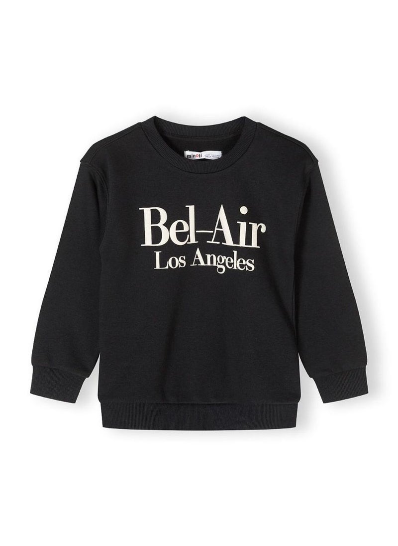 MINOTI Boys Crew Sweatshirt with Print - Image 2