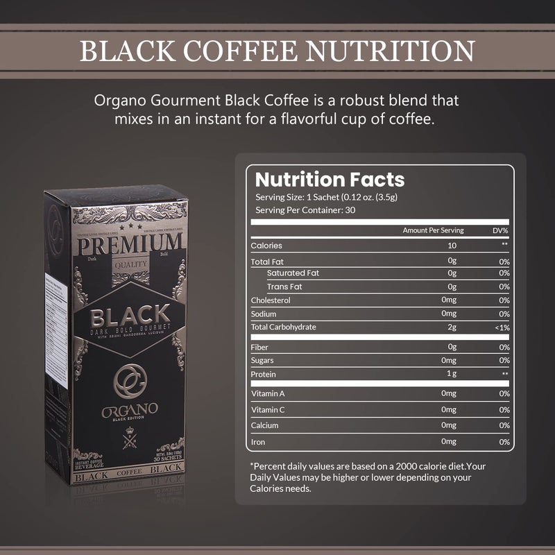 ORGANO Combo Pack, 1 Box Black Coffee And 1 Box Cafe Latte, 100% Cetified Organic Gourmet Coffee. - Image 4