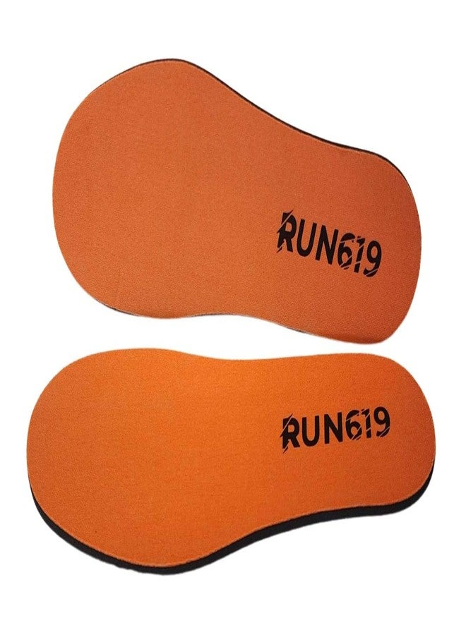Run 619 Zero Drop Shoe Insoles, Traditional Shape, Foot Forming, Regular Width - 4.5mm Thickness, Firm, Flat Shoe Inserts - Men's 8-9.5 / Women's 9-10.5 - Image 1