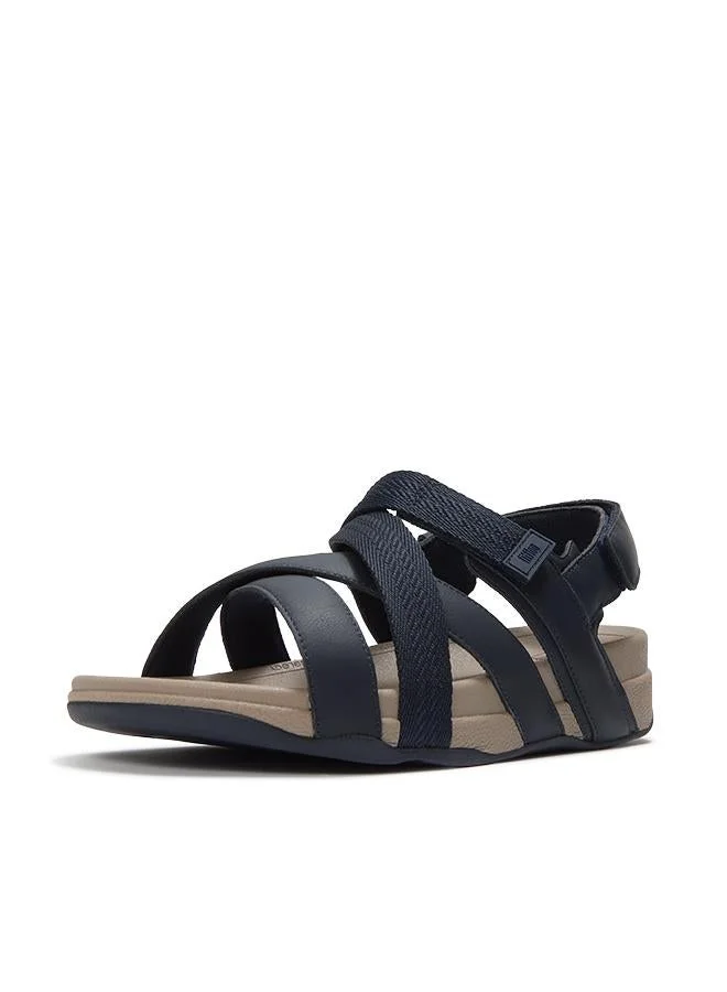 فيت فلوب ADONIS MENS ADJ. LEATHER/WEBBING B/STRAP SANDALS
