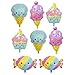 DYT 8PCS Ice Cream Cnady Foil Balloons Sweet Candy Foil Balloon for ice Cream Themed Party Decorations Baby Shower Wedding Party Decorations - Image 2