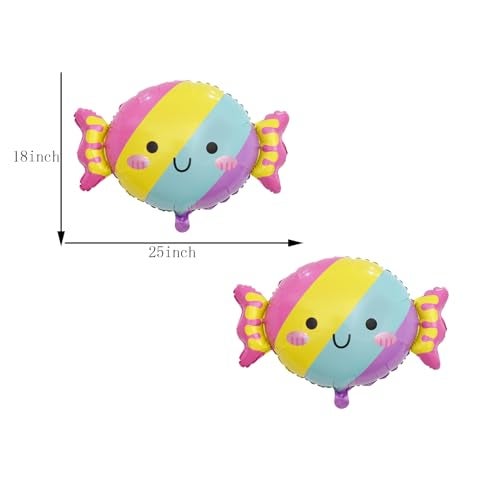 DYT 8PCS Ice Cream Cnady Foil Balloons Sweet Candy Foil Balloon for ice Cream Themed Party Decorations Baby Shower Wedding Party Decorations - Image 5