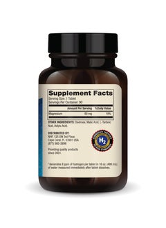 Dr. Mercola H2 molecular hydrogen generates 8 ppm of hydrogen per tablet 90 tablets dietary supplement  - Image 2