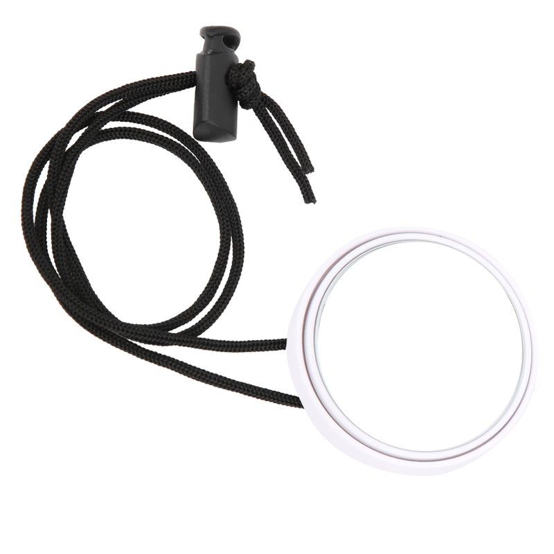 Diving Rearview Mirror 360 Degree Adjustable Rearview Mirror with Lanyard Diving AccessoryWhite - Image 3