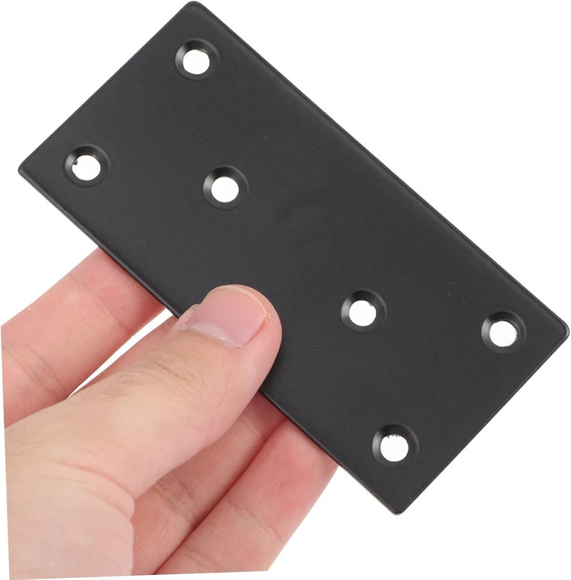 VOSAREA 6pcs Flat Corner Brackets Mending Plates for Furniture Repair and Support for Shelves Cabinets and Tables - Image 4