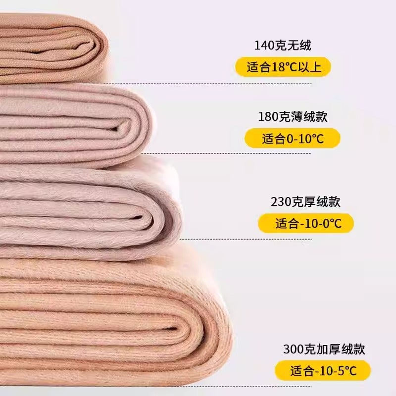 Women'S Fleece-Lined Thick Nude Velvet Leggings Thermal Pantyhose - Image 3