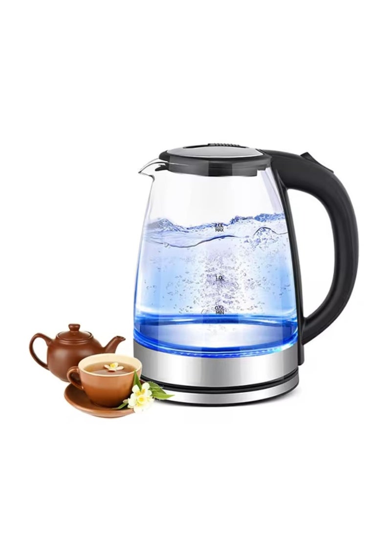 Ch.Perfect Electric Water Boiler and Tea Kettle 2.0L, Fast Heating Glass Body Design, Auto Shut-Off, Boil-Dry Protection, Comfortable Grip Handle and Modern Kitchen Appliance - Image 1