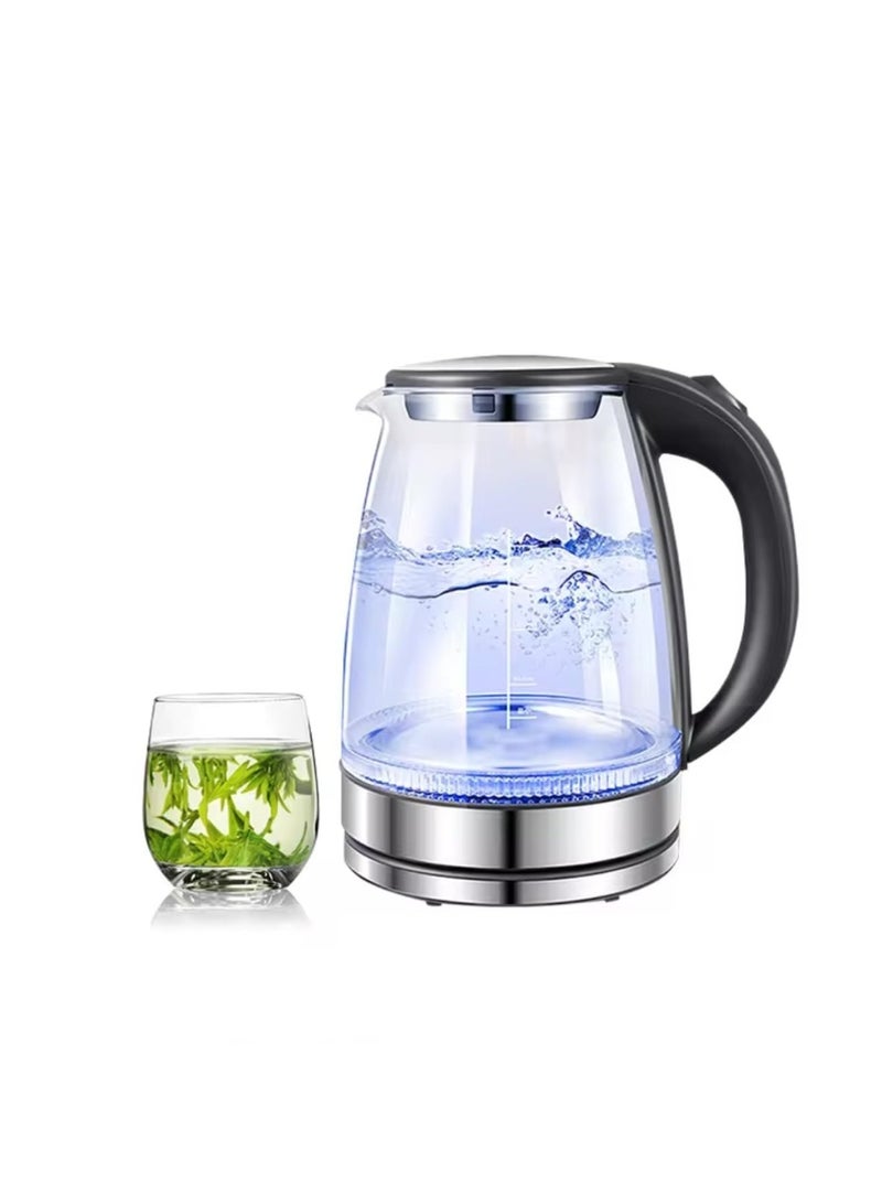 Ch.Perfect Electric Water Boiler and Tea Kettle 2.0L, Fast Heating Glass Body Design, Auto Shut-Off, Boil-Dry Protection, Comfortable Grip Handle and Modern Kitchen Appliance - Image 2