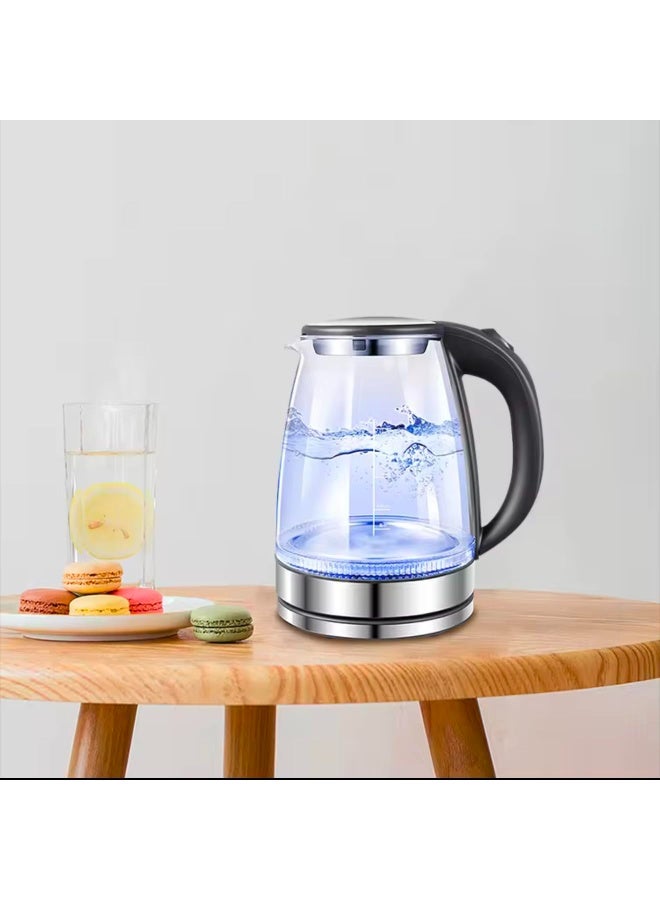 Ch.Perfect Electric Water Boiler and Tea Kettle 2.0L, Fast Heating Glass Body Design, Auto Shut-Off, Boil-Dry Protection, Comfortable Grip Handle and Modern Kitchen Appliance - Image 4