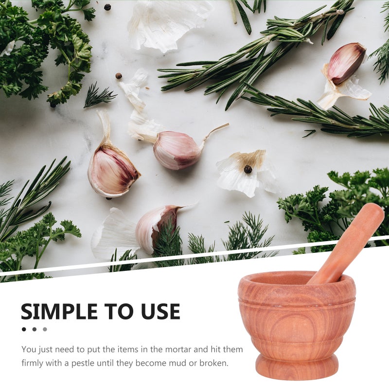 Garlic Pounder, Versatile Mortar for Herbs and Spices, Durable Kitchen Tool - Image 5