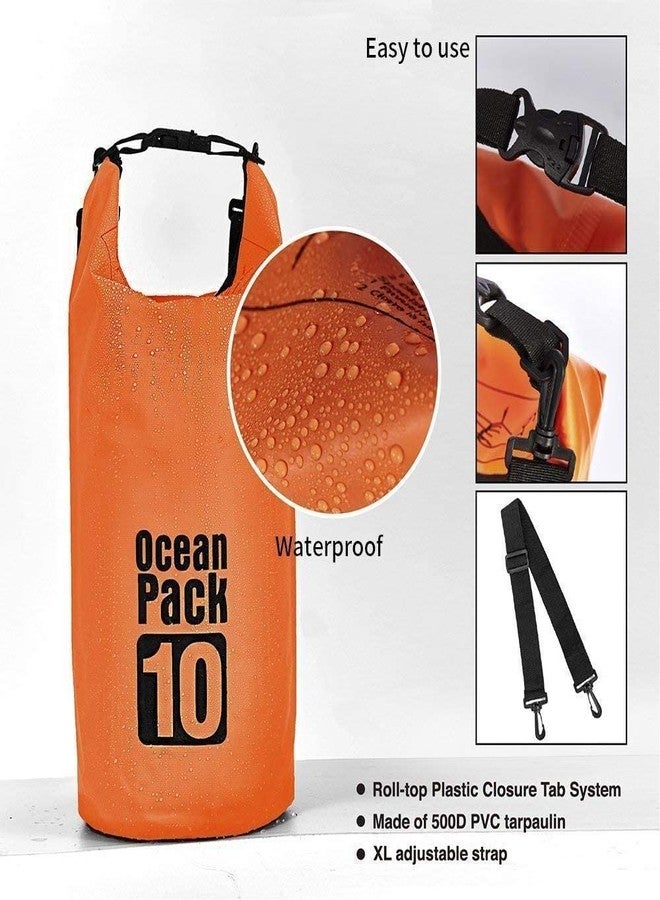 MSA 10 Liter Waterproof Ocean Pack Bag Swimming Camping Hiking Dry Bag || 10 Liter Ocean Pack - Image 5