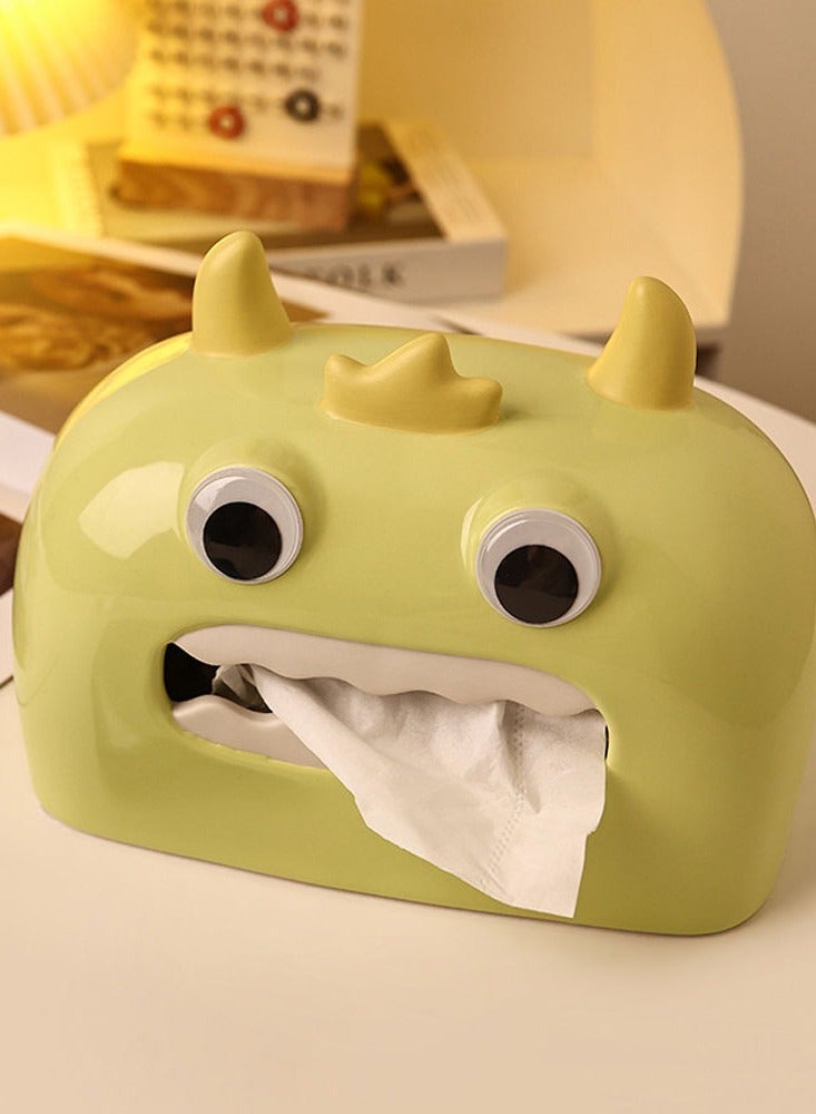 general Bei Hanmei high-grade creative funny little monster ceramic tissue box gift home living room desktop decoration ornaments - Image 1