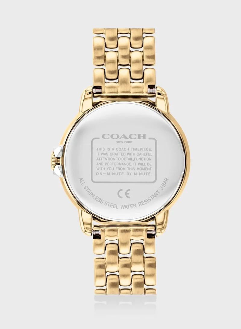 COACH Arden Round Analog Watch