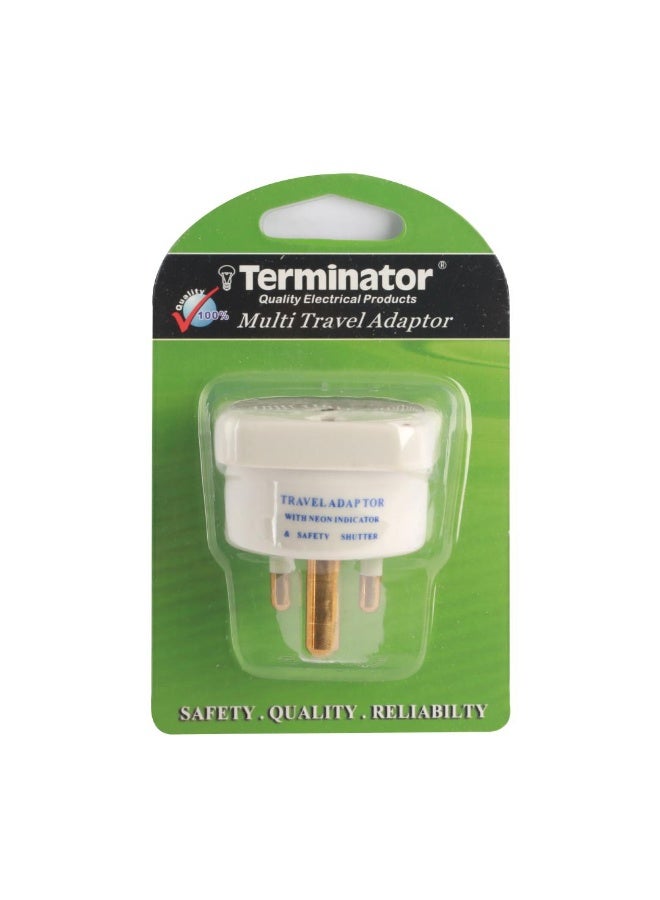 Terminator Terminator TL‑20 – 5 A Travel Adapter (2‑Pin to Universal)  - Image 2