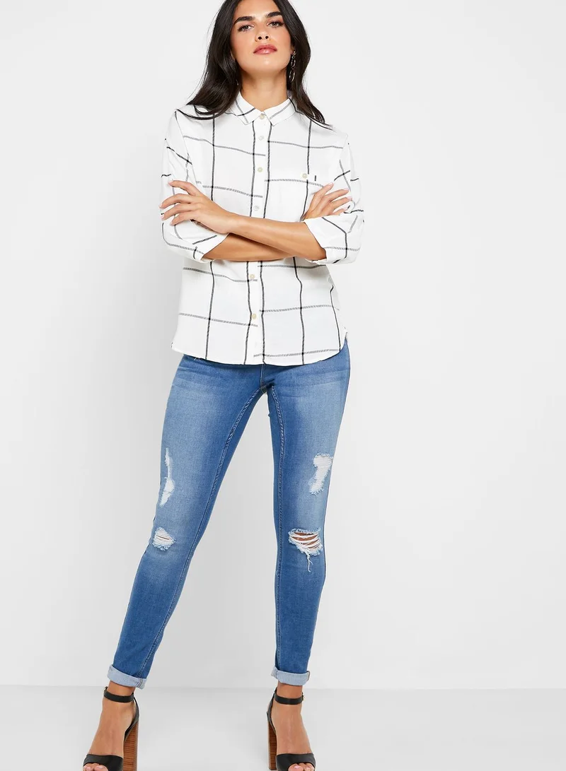 Ginger Checked Shirt