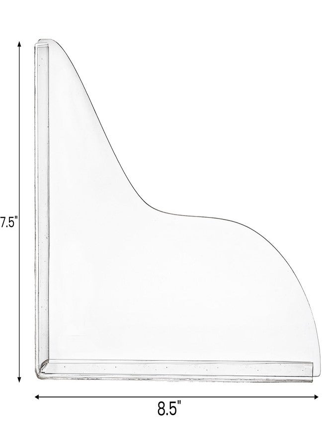 Eorbow 4 Pack Bathtub Splash Guard, Removable Shower Water Guard Kit, Acrylic Waterproof Self-Adhesive Bath Tub Corner Guard to Prevent Water from Splashing Out, Bathtub Accessories - Image 2