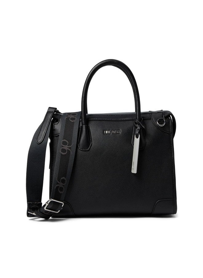 ناين ويست، حقيبة نسائية، إليس ساتشيل، أسود 1، متوسطة الحجم - Image 1