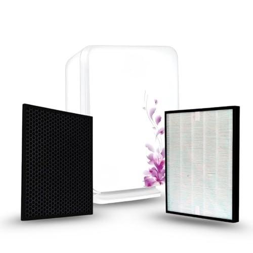 H14 True HEPA Replacement Filter with Activated Carbon for Knet Aura Air Purifier | Medical Grade | Removes Dust, Allergens, Smoke, PM2.5 & Odors - Image 1
